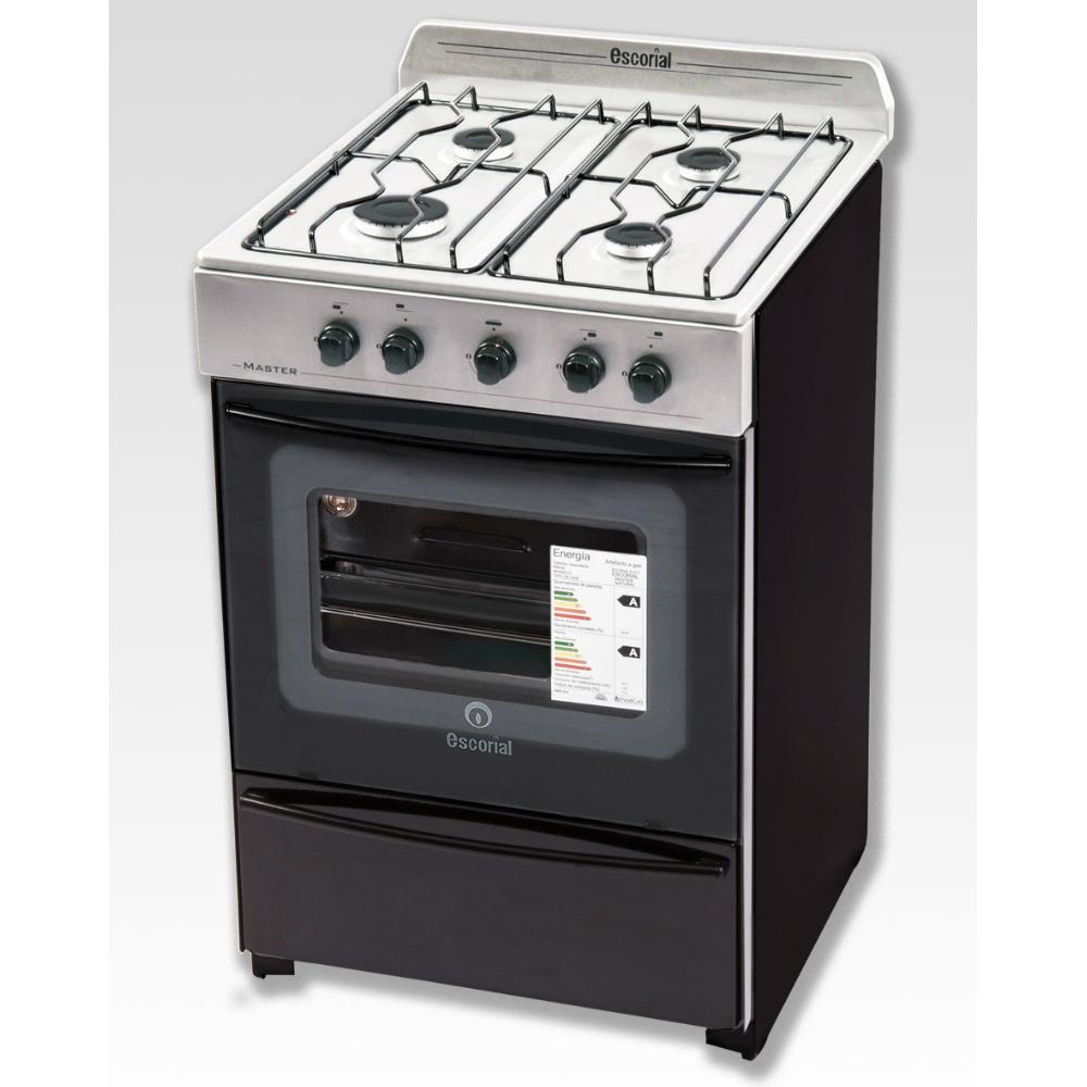 Cocina Escorial Master Inox. Horno 4 Hornallas – Sanitarios Carupá