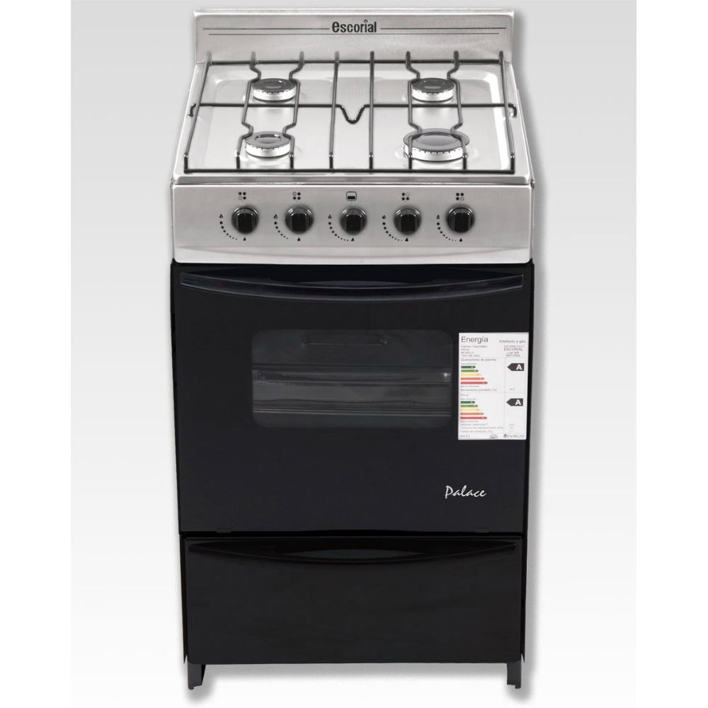 Cocina a gas Escorial Master Blanca 4 Hornallas 56 cm - Villanova, calidad  y marcas