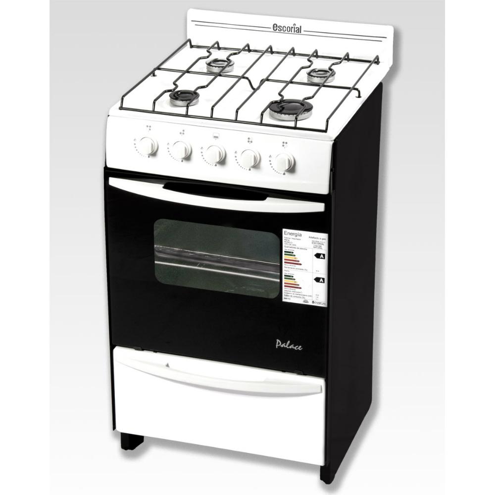 Cocina Escorial Palace Blanca Horno 4 Hornallas – Sanitarios Carupá